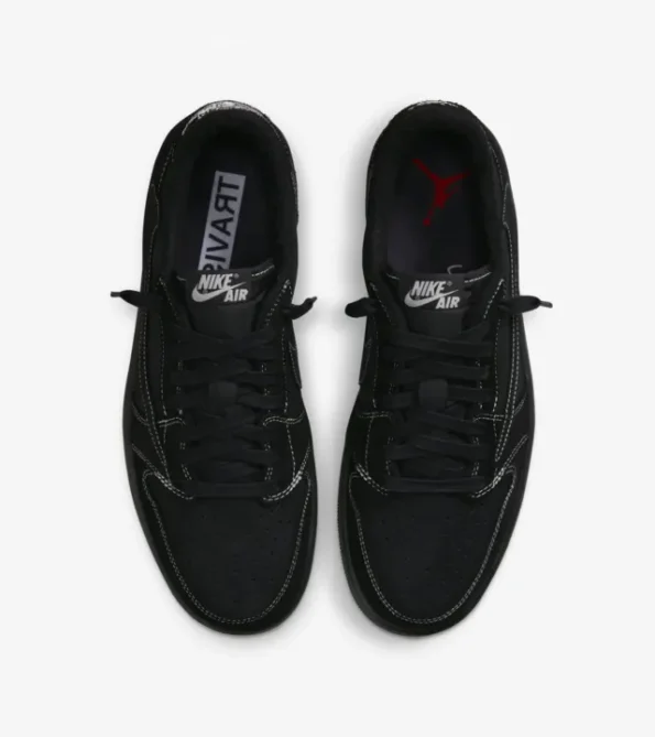 Travis Scott Black Phantom: Elegant Nike Air Jordan 1 Lows
