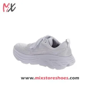 Hoka BONDI 8 WHITE-left