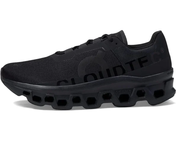 on-cloudmonster-black-on-feet-front