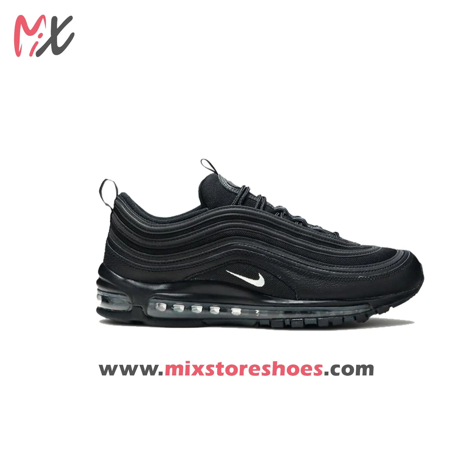 right 46.jpg Nike AIR MAX 97 BLACK TERRY CLOTH-right